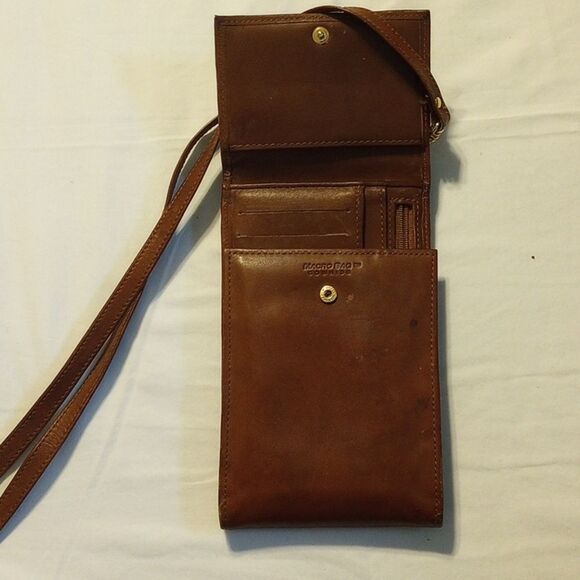 Vintage 1993 Rolf's Microbag Leather Purse - Picture 3 of 14
